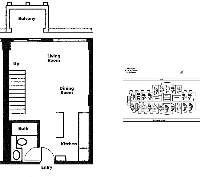 Floor plan Loft310