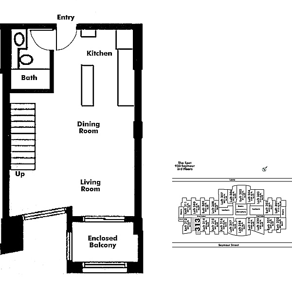 Floor plan Loft313