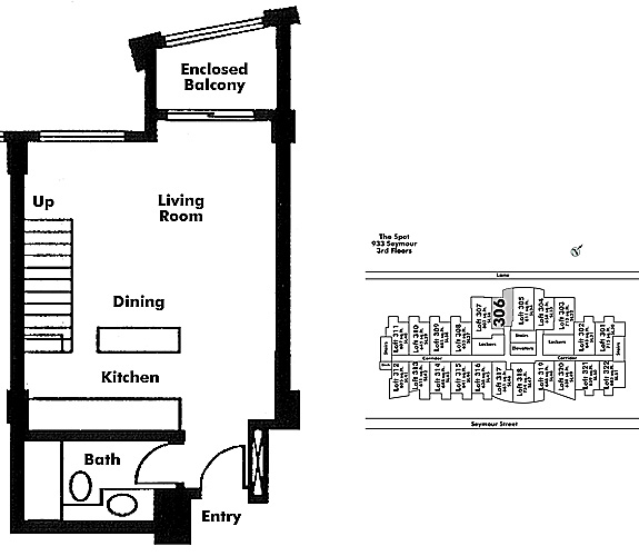Floor plan Loft306