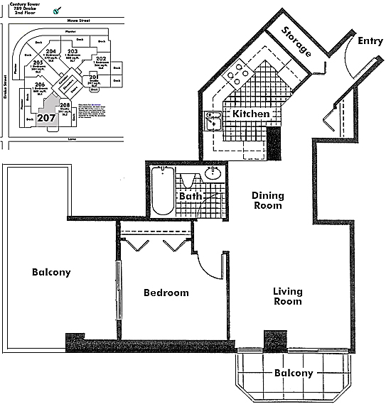 Floor plan 207