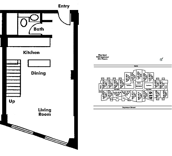 Floor plan Loft419