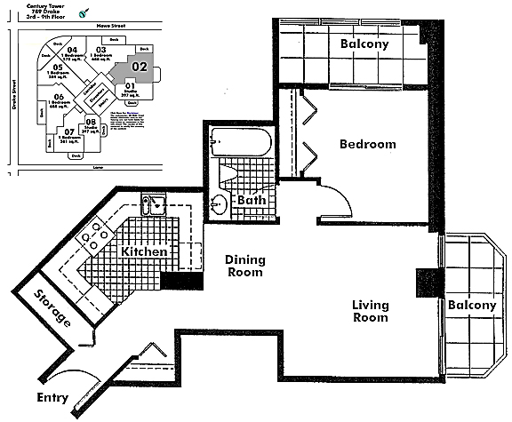 Floor plan 502
