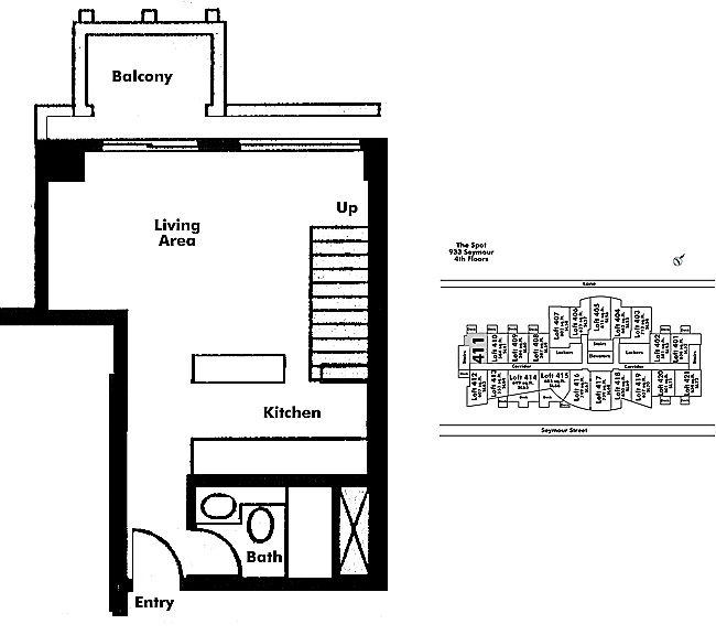 Floor plan Loft411