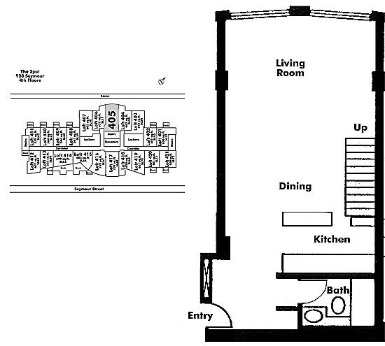 Floor plan Loft405
