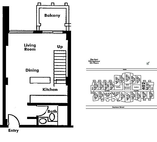 Floor plan Loft402
