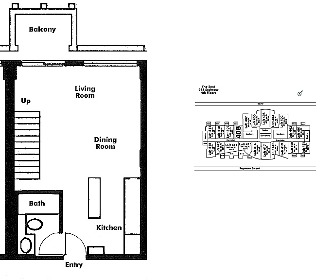 Floor plan Loft408