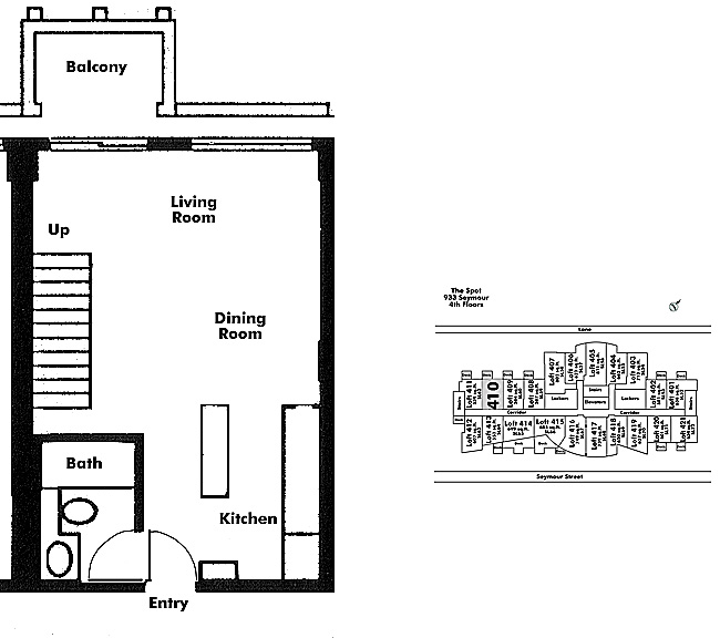 Floor plan Loft410