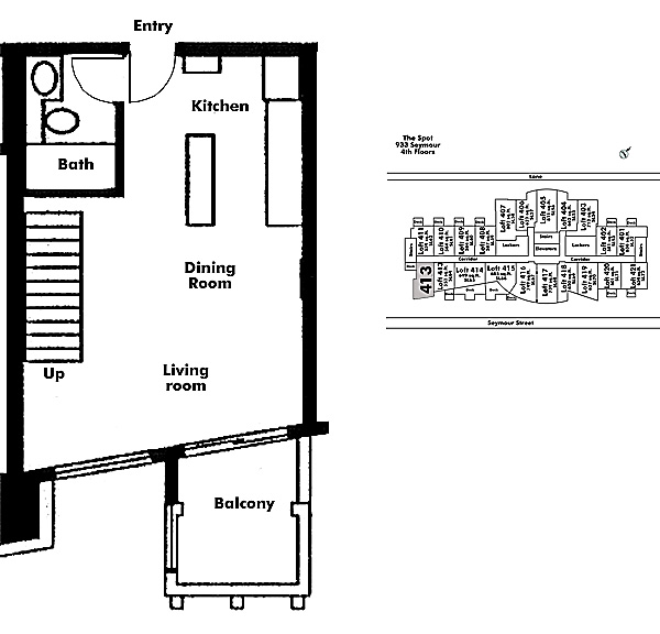 Floor plan Loft413