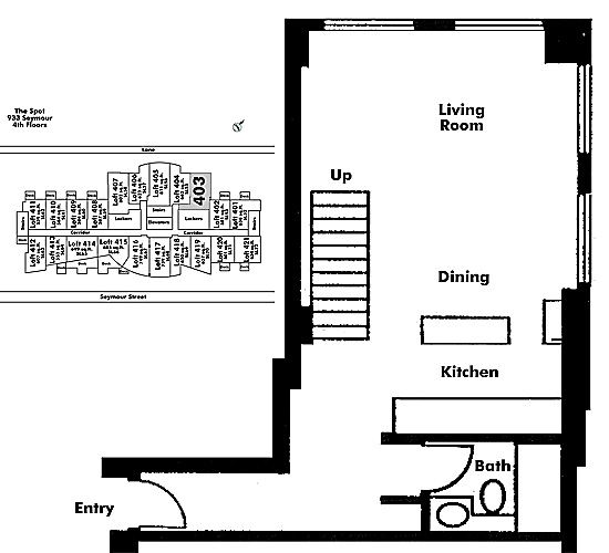 Floor plan Loft403