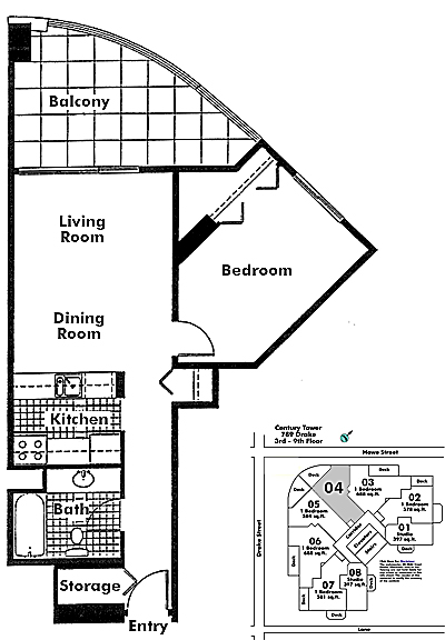 Floor plan 604