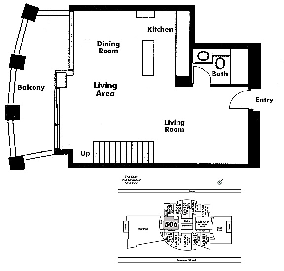 Floor plan Loft506