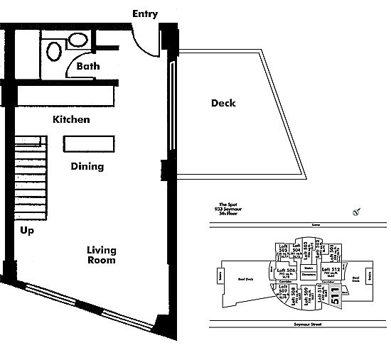 Floor plan Loft511