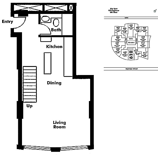Floor plan Loft610