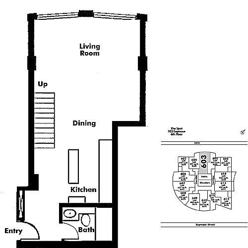 Floor plan Loft603