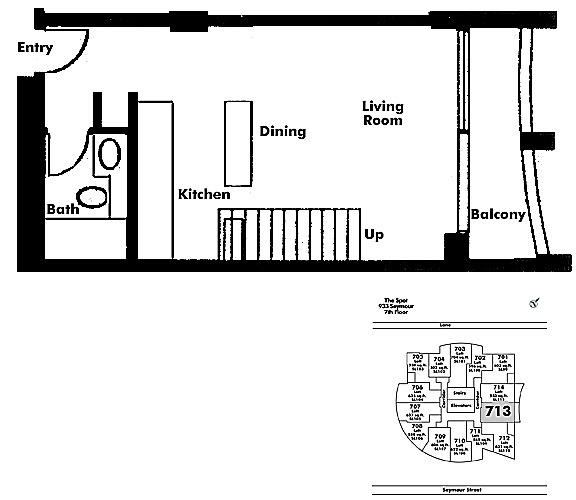 Floor plan Loft713