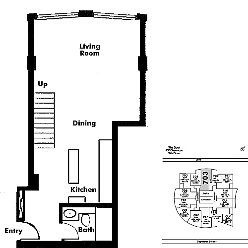 Floor plan Loft703