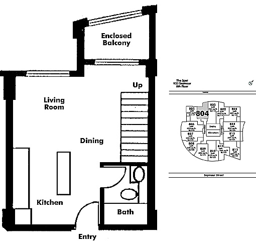 Floor plan Loft804