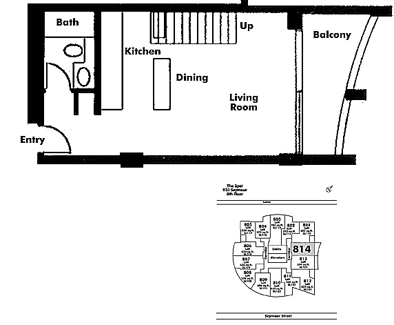 Floor plan Loft814