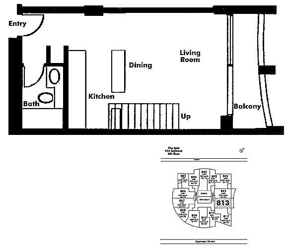 Floor plan Loft813