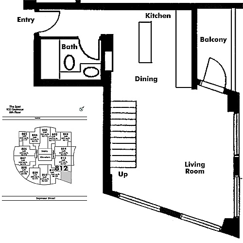 Floor plan Loft812