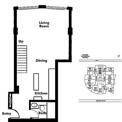 Floor plan Loft803