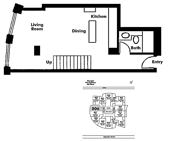 Floor plan Loft806