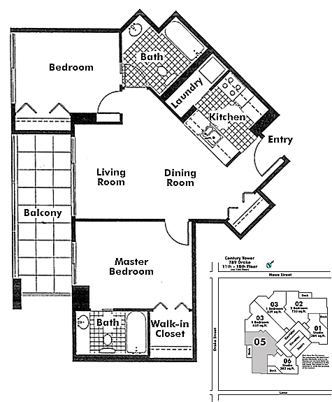 Floor plan 1105