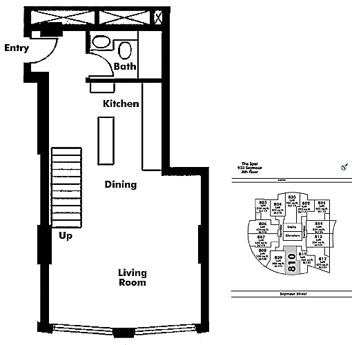 Floor plan Loft810