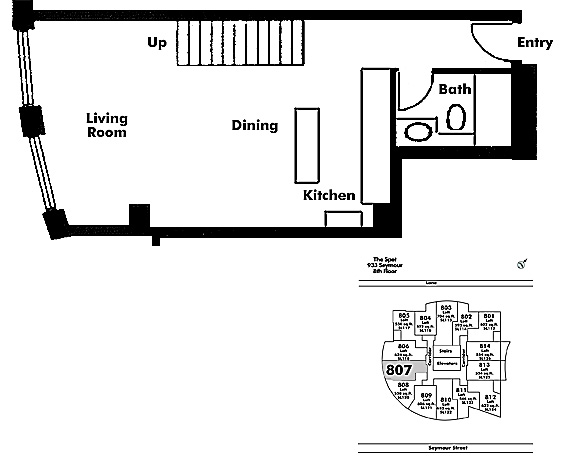 Floor plan Loft807