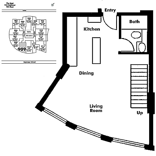 Floor plan Loft909