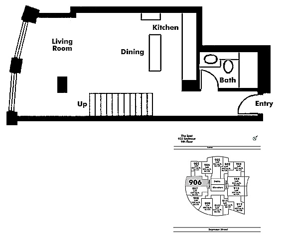 Floor plan Loft906