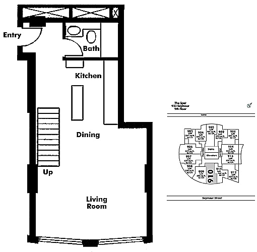 Floor plan Loft910