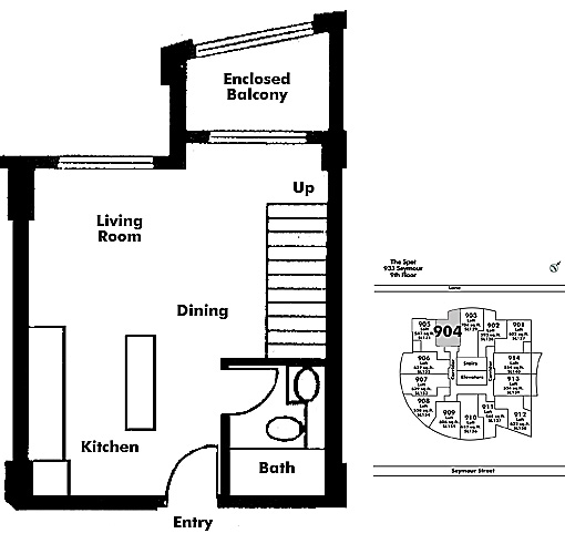 Floor plan Loft904