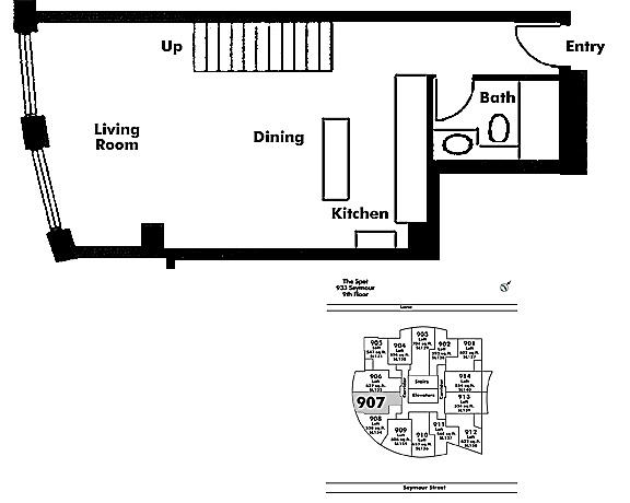 Floor plan Loft907