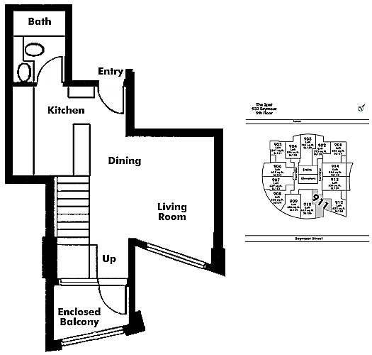 Floor plan Loft911