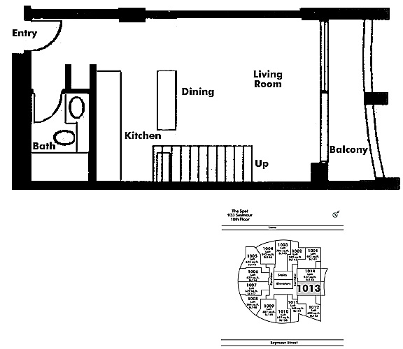 Floor plan Loft1013