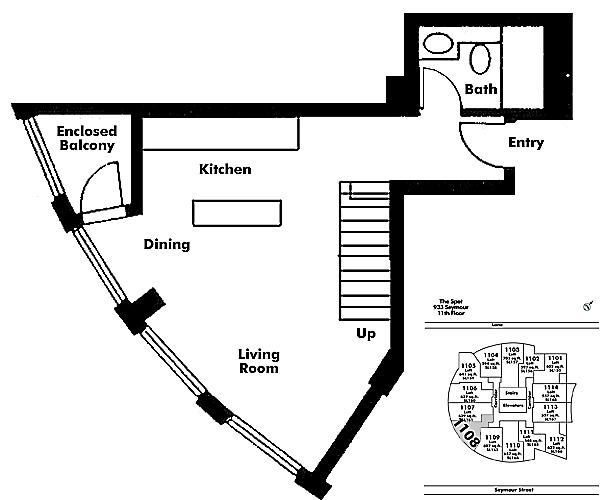Floor plan Loft1108