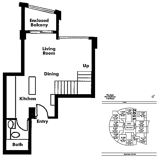 Floor plan Loft1102