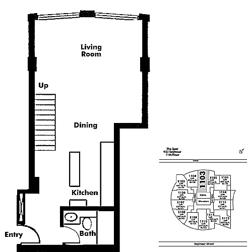 Floor plan Loft1103