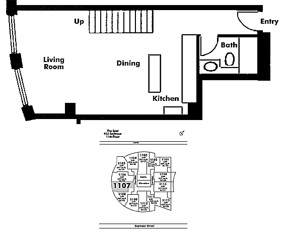 Floor plan Loft1107