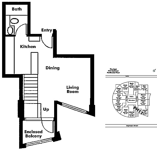 Floor plan PH11