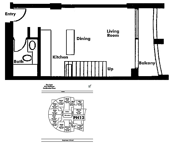 Floor plan PH13