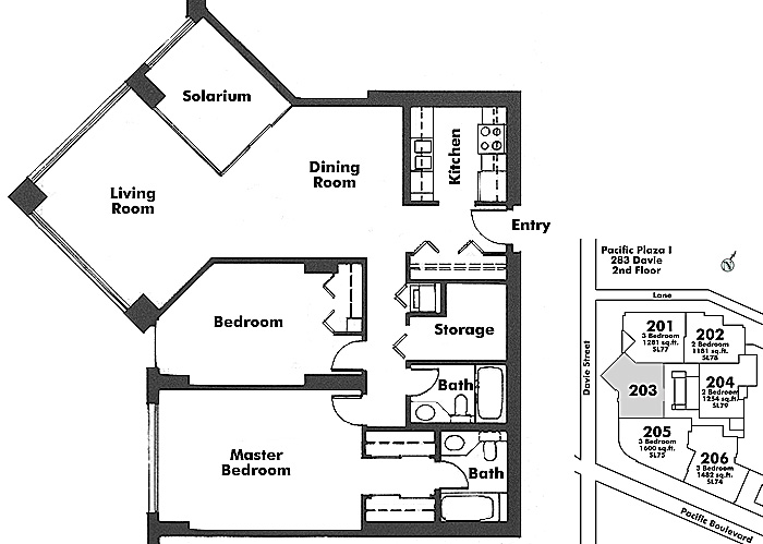 Floor plan 203