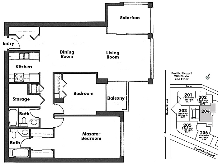 Floor plan 204
