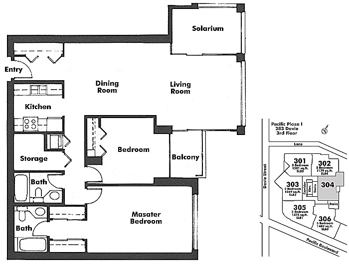 Floor plan 304