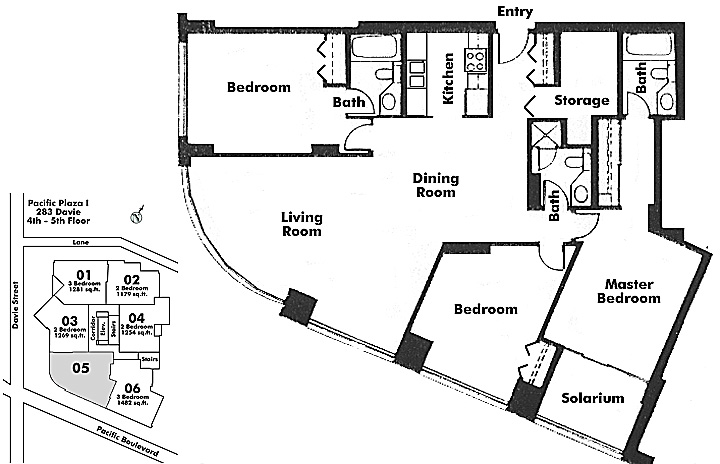 Floor plan 505