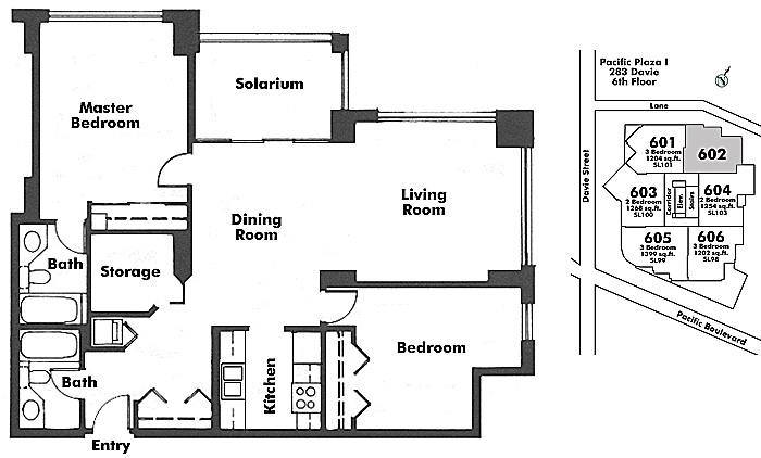 Floor plan 602