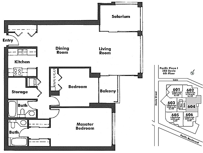 Floor plan 604