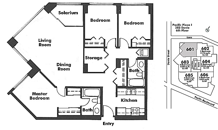 Floor plan 601