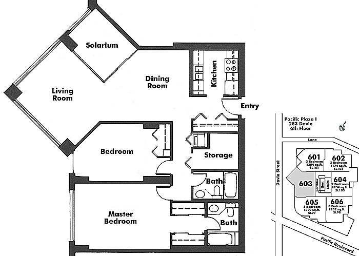 Floor plan 603